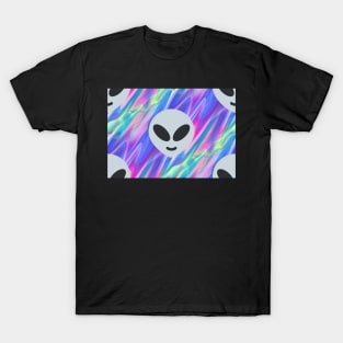 vaporwave alien emoji T-Shirt